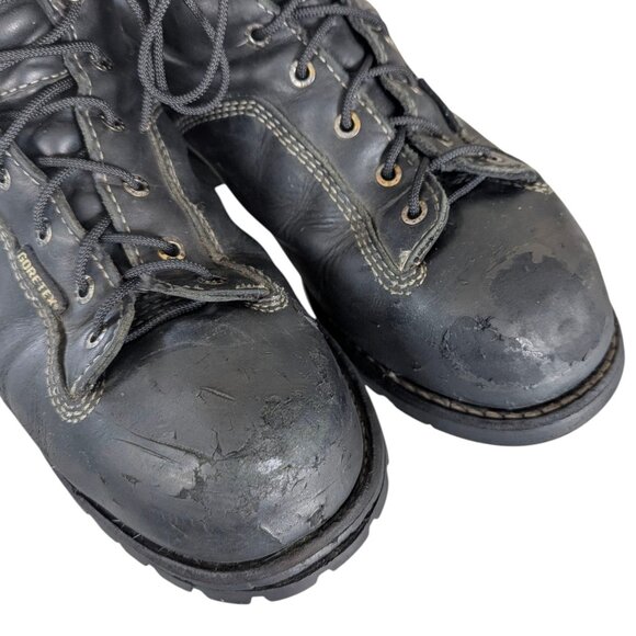 Red Wing Black Leather Steel Toe Lace Up Work Boots - Men\'s Size 12 main image 6